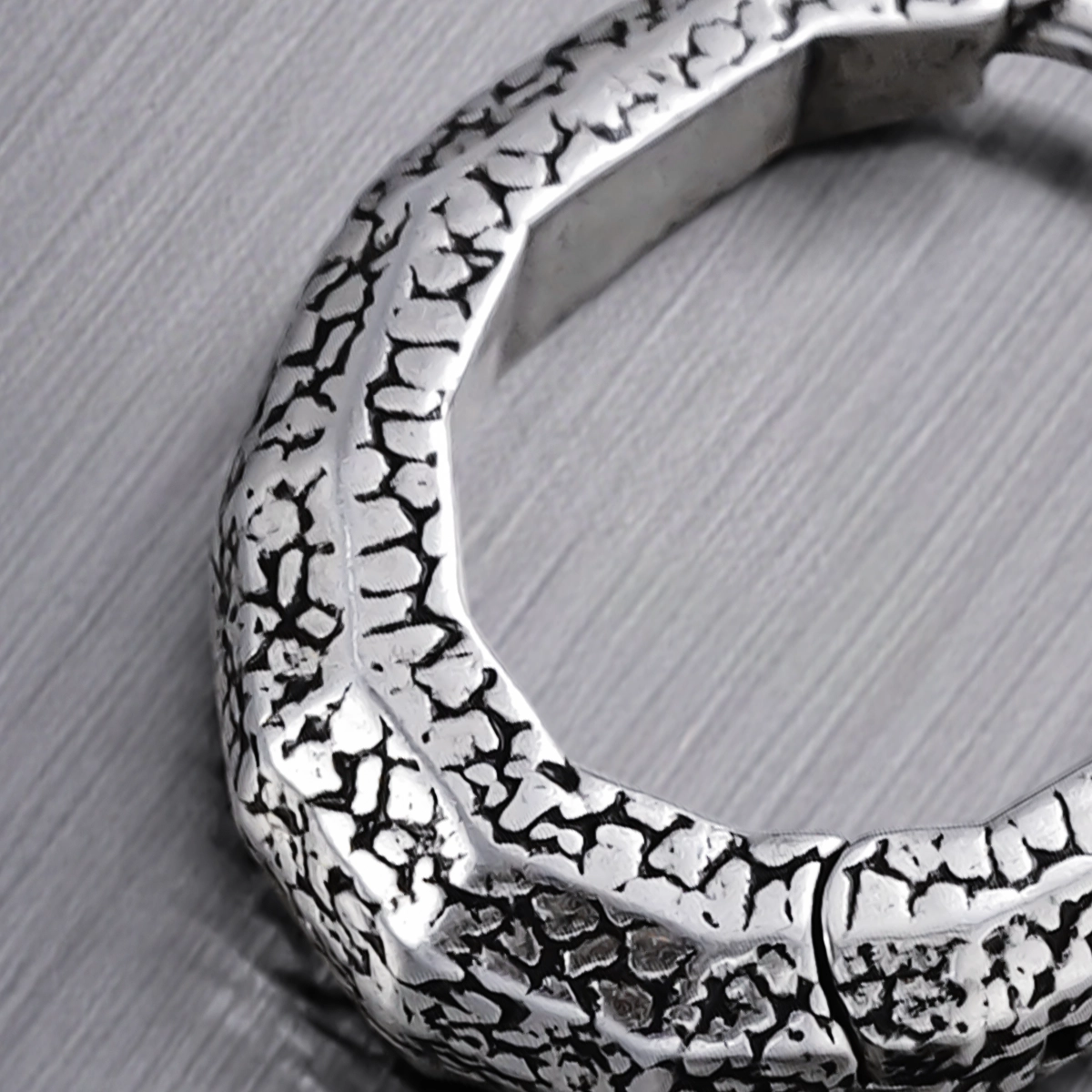 ERODED SCALE EARRINGS