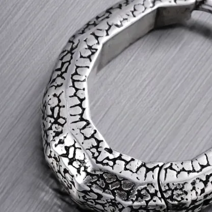 ERODED SCALE EARRINGS