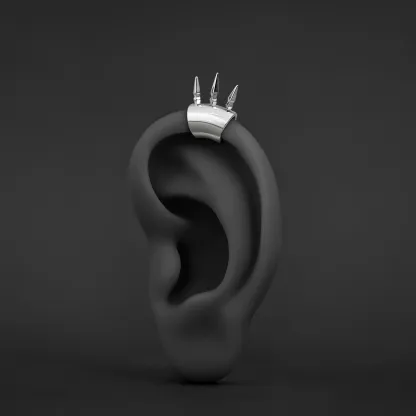 SPIKED SENTINEL EAR CUFFS