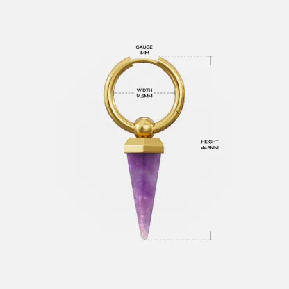 CRYSTAL PRISMATIC EARRINGS