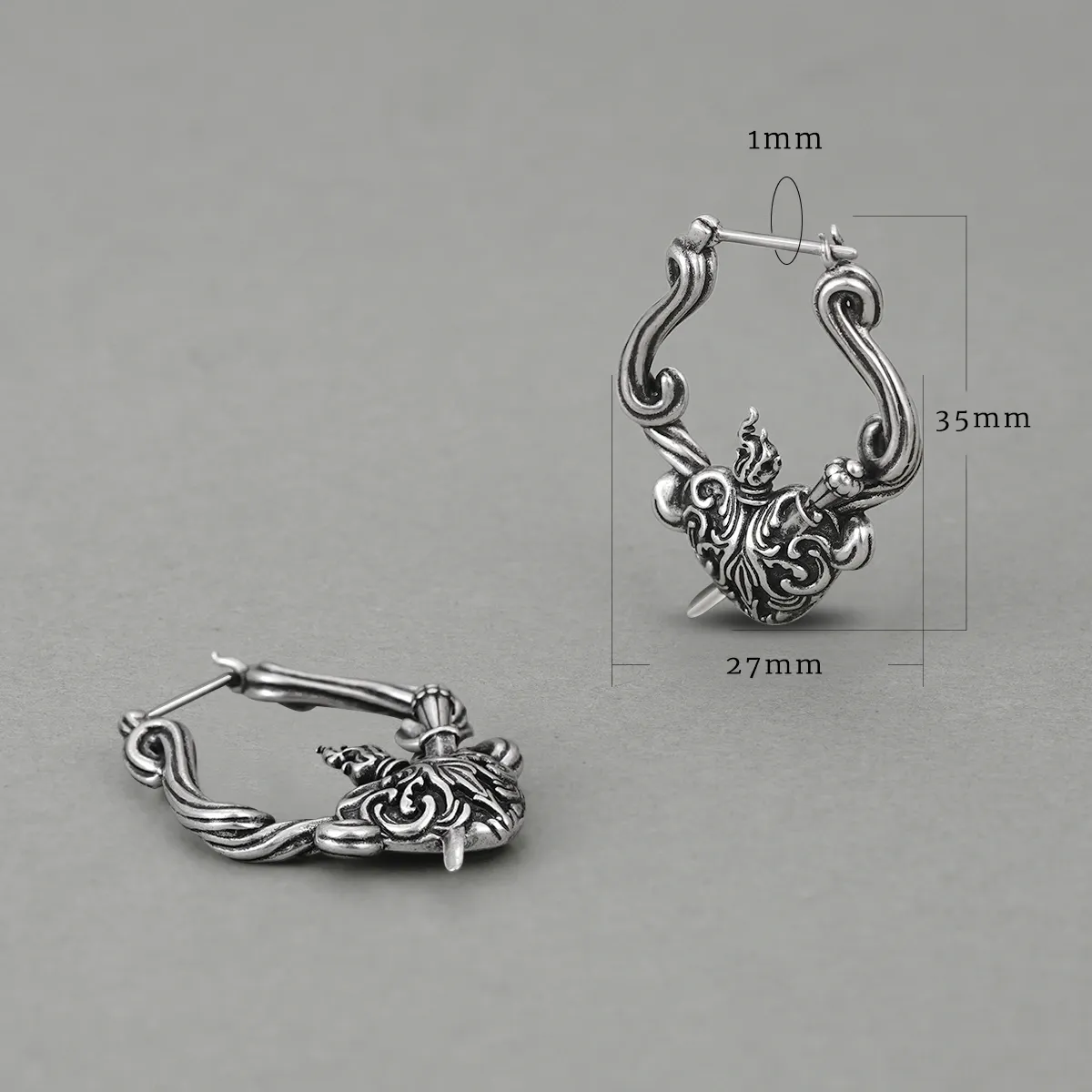 PASSIONATE HEART EARRINGS