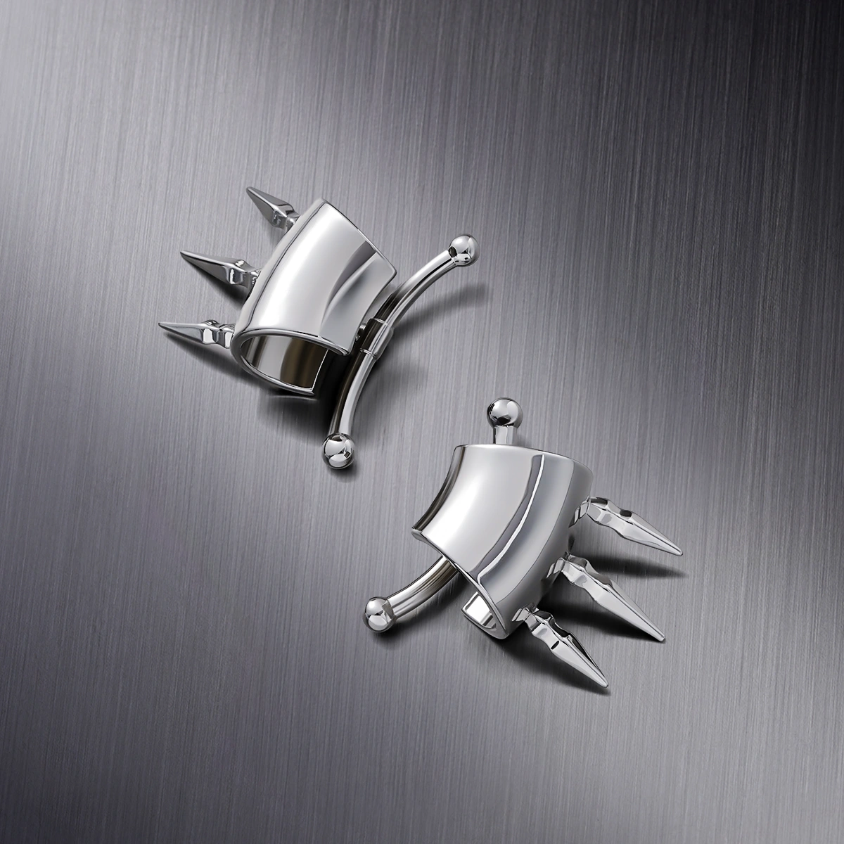 SPIKED SENTINEL EAR CUFFS