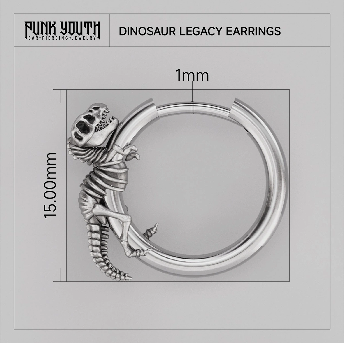 DINOSAUR LEGACY EARRINGS