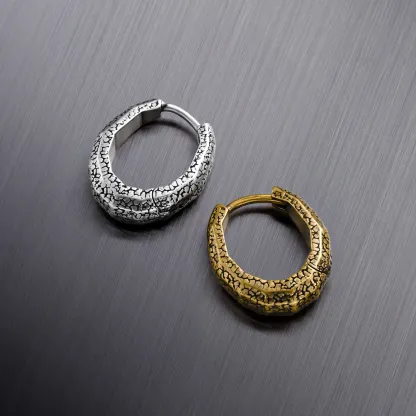 ERODED SCALE EARRINGS