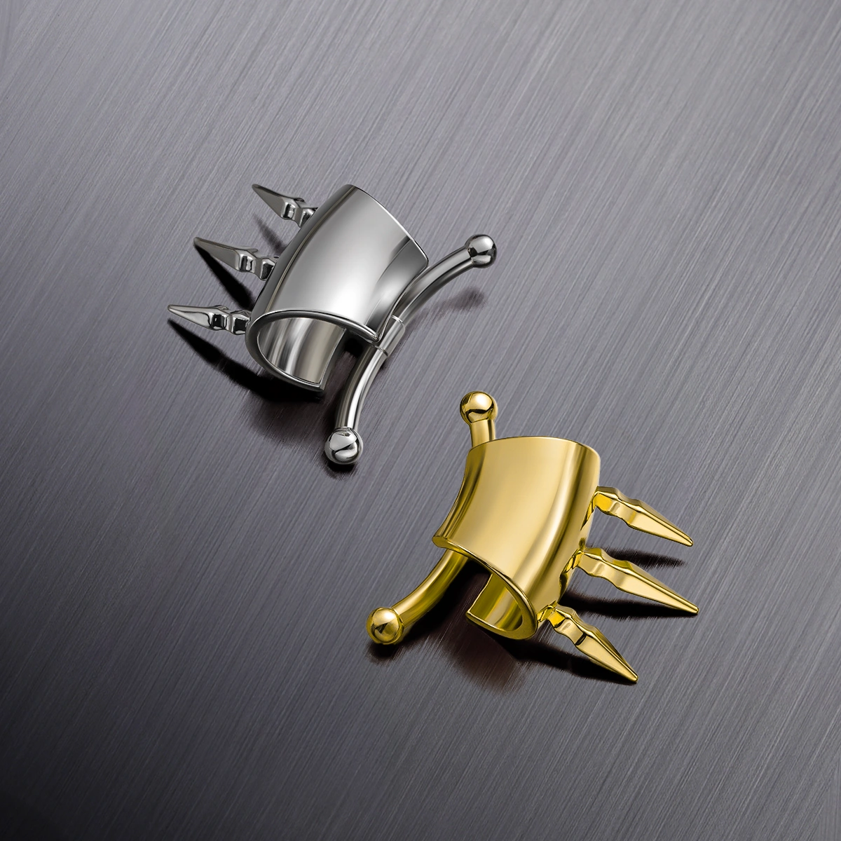SPIKED SENTINEL EAR CUFFS