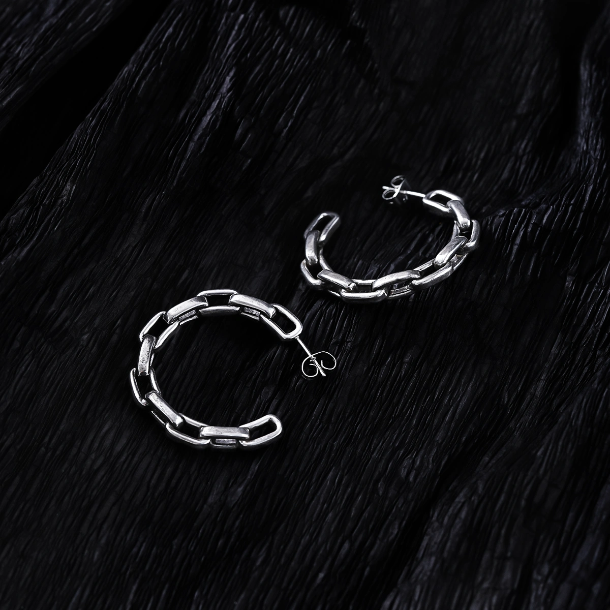 INDUSTRIAL CHAIN  EARRINGS