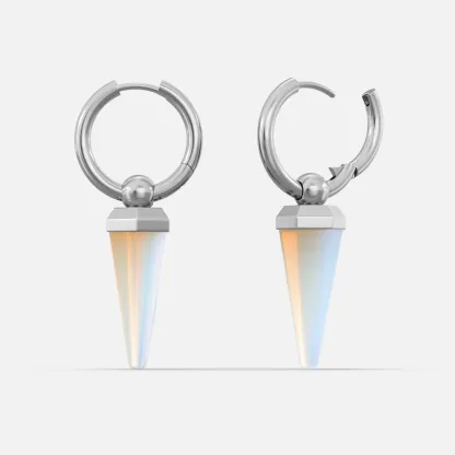 CRYSTAL PRISMATIC EARRINGS