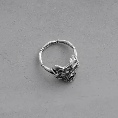 SKULL EMBLEM RING