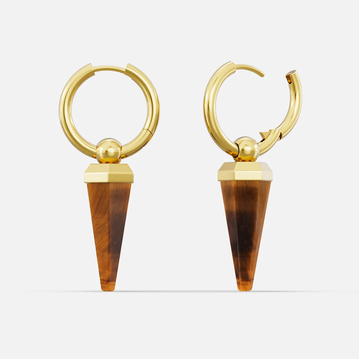 CRYSTAL PRISMATIC EARRINGS