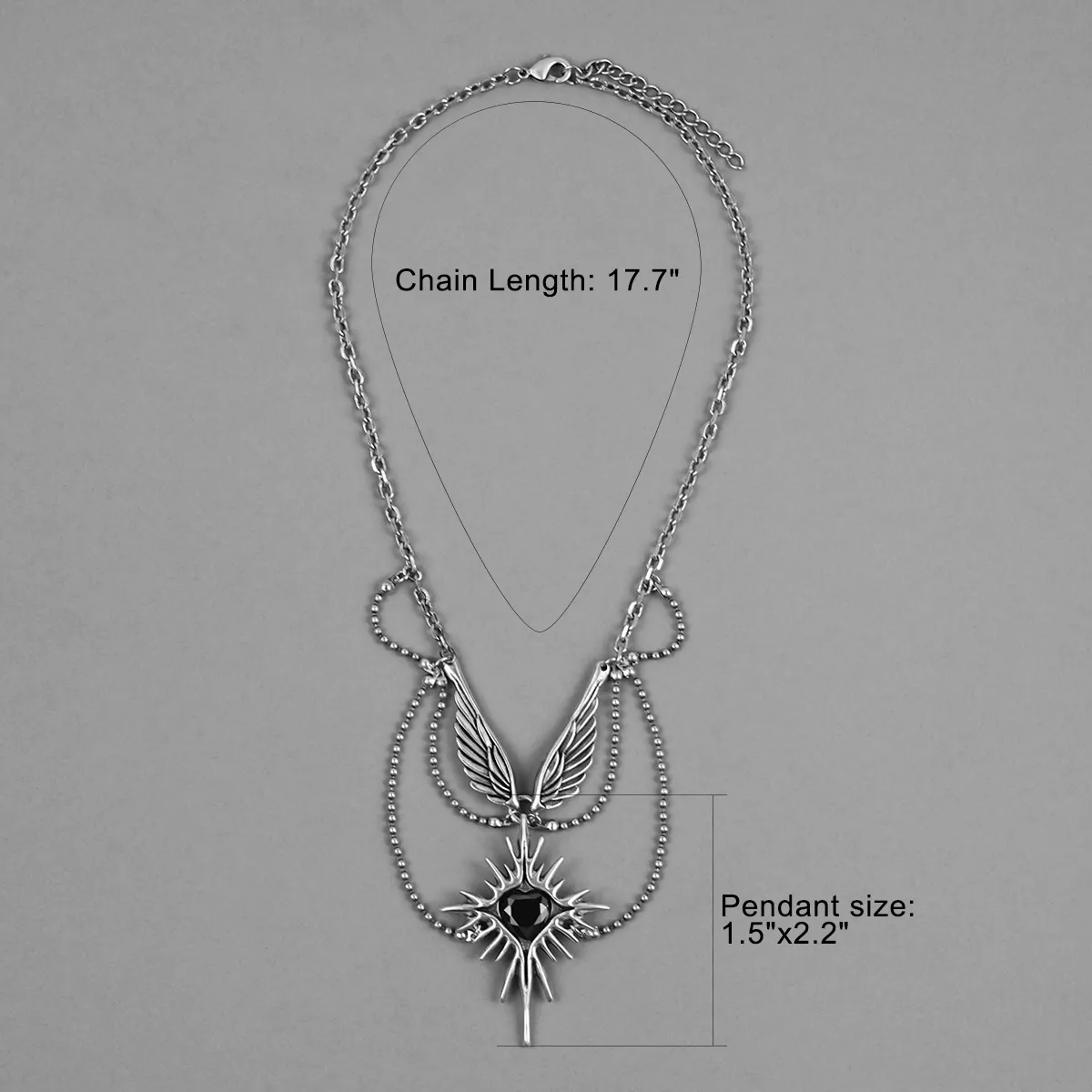 CELESTIAL STARBURST WINGS NECKLACES