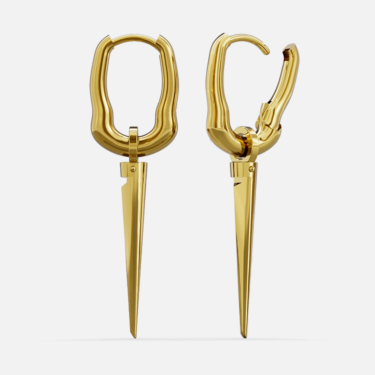 TAPERED EDGE EARRINGS