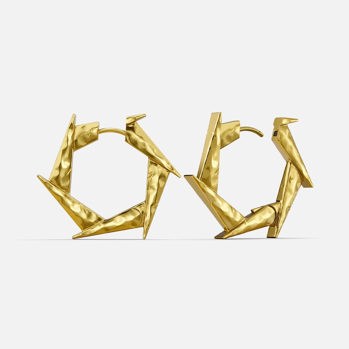 WINDMILL ORIGAMI EARRINGS