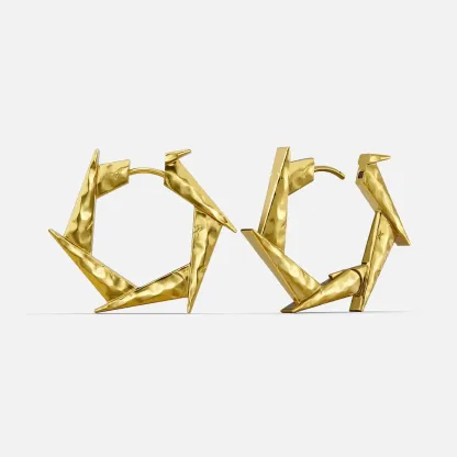 WINDMILL ORIGAMI EARRINGS