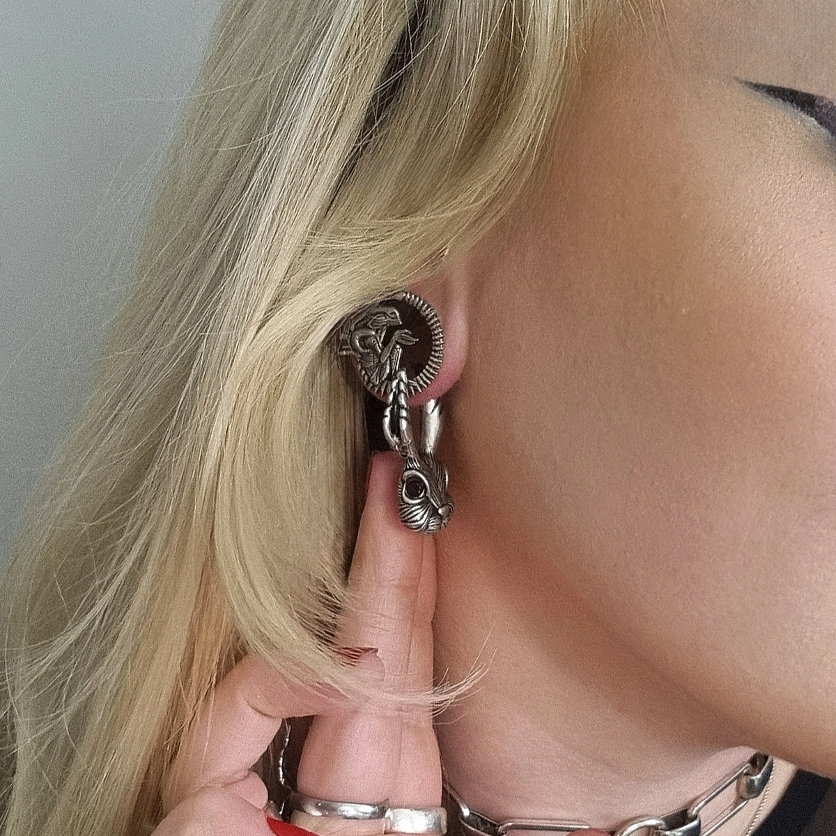 ENCHANTED JACKALOPE EARRINGS