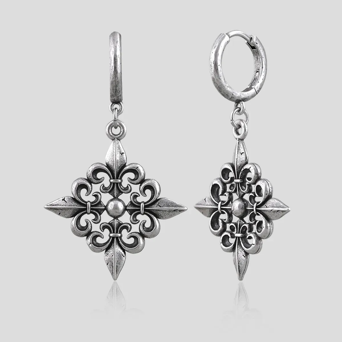 FLEUR-DE-LIS ELEGANCE EARRINGS