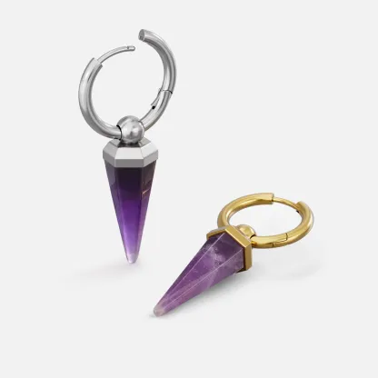 CRYSTAL PRISMATIC EARRINGS