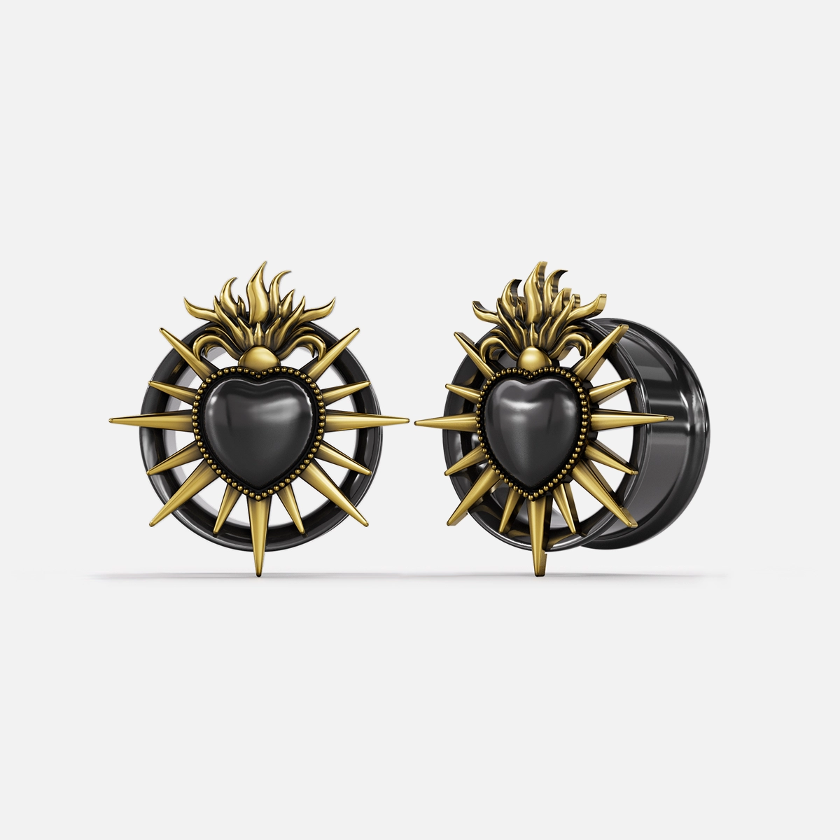 SACRED FLAME HEART  TUNNELS