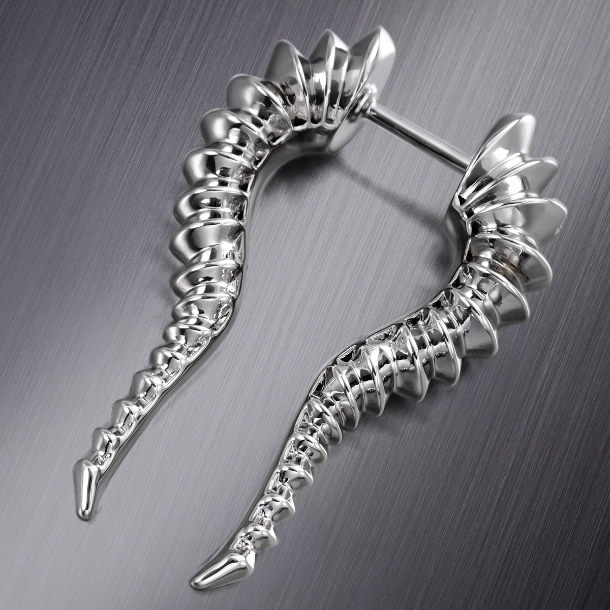 ORGANIC SPIRAL  EARRINGS