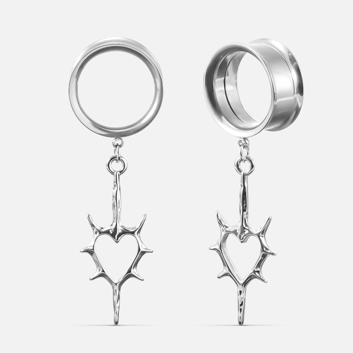 THORNED HEART DANGLES