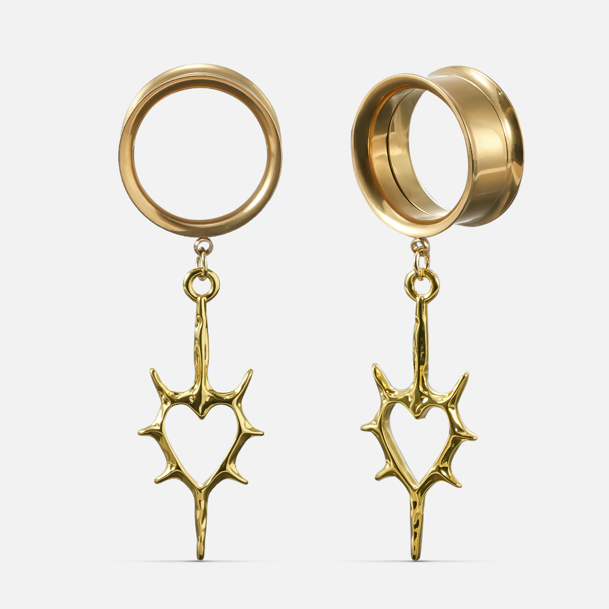 THORNED HEART DANGLES