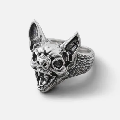 Mystic Guardian Bat Ring