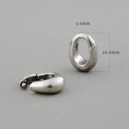 SCULPTED OVAL EAR WEIGHTS