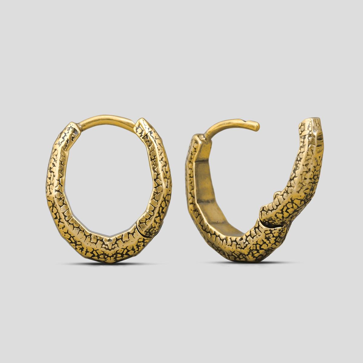 ERODED SCALE EARRINGS