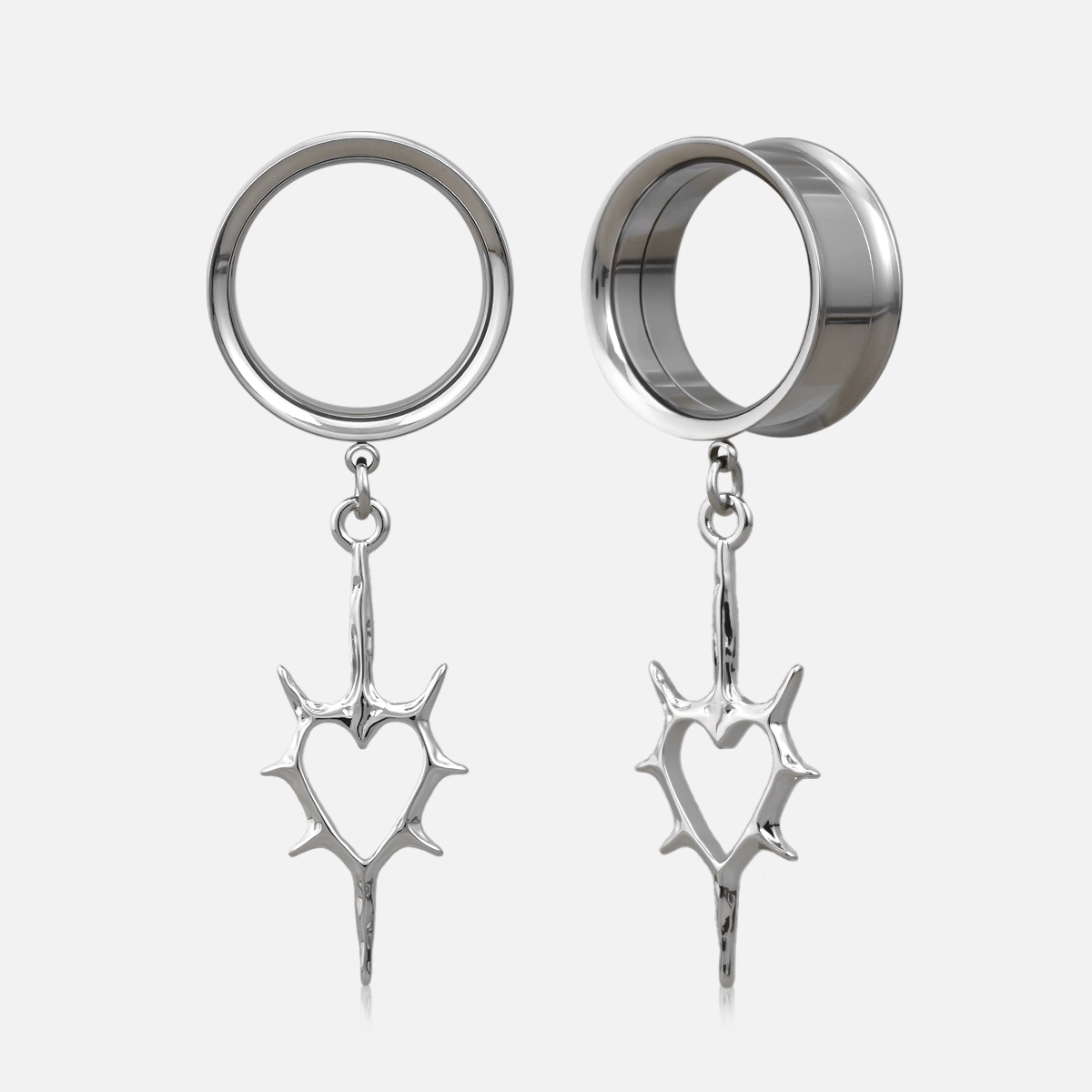 THORNED HEART DANGLES