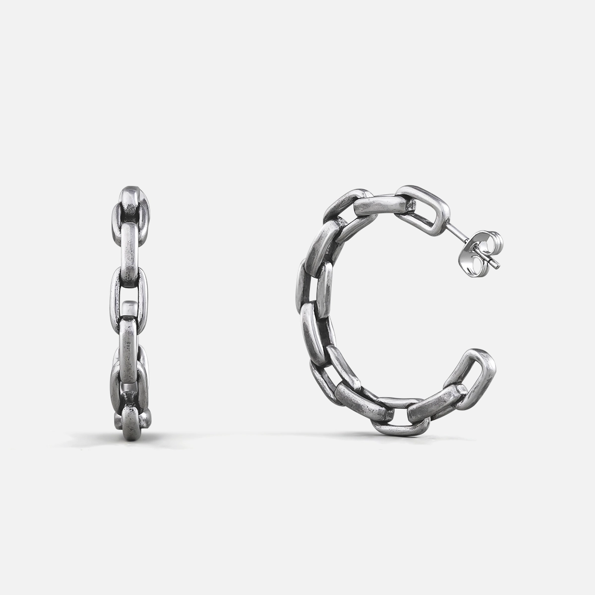 INDUSTRIAL CHAIN  EARRINGS