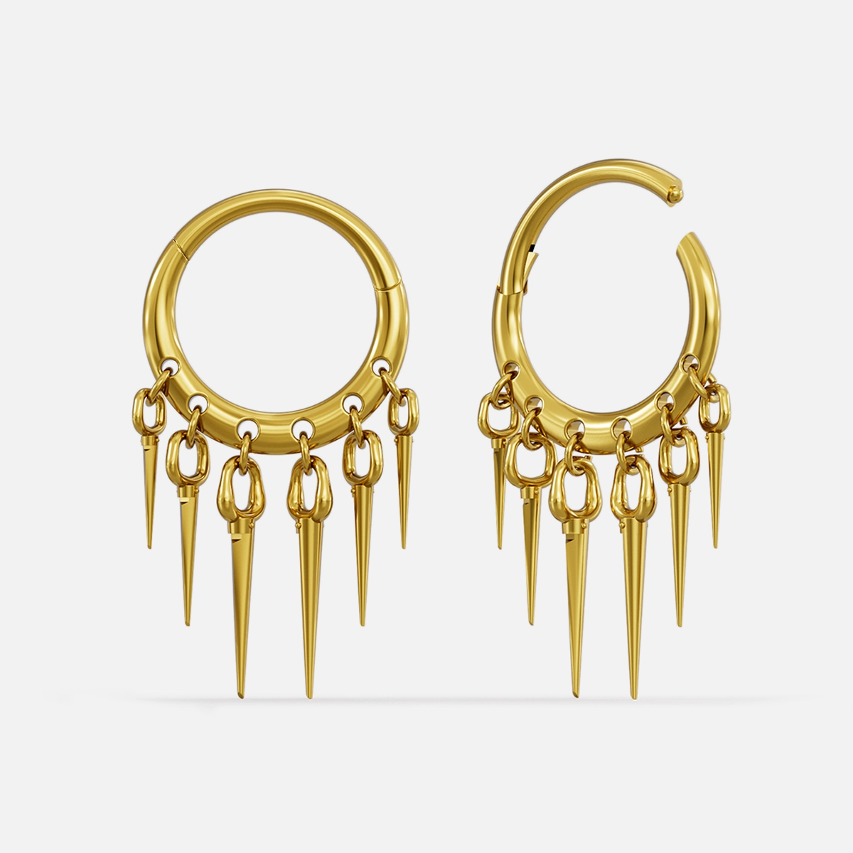 REBEL SPIKE EAR WEIGHTS