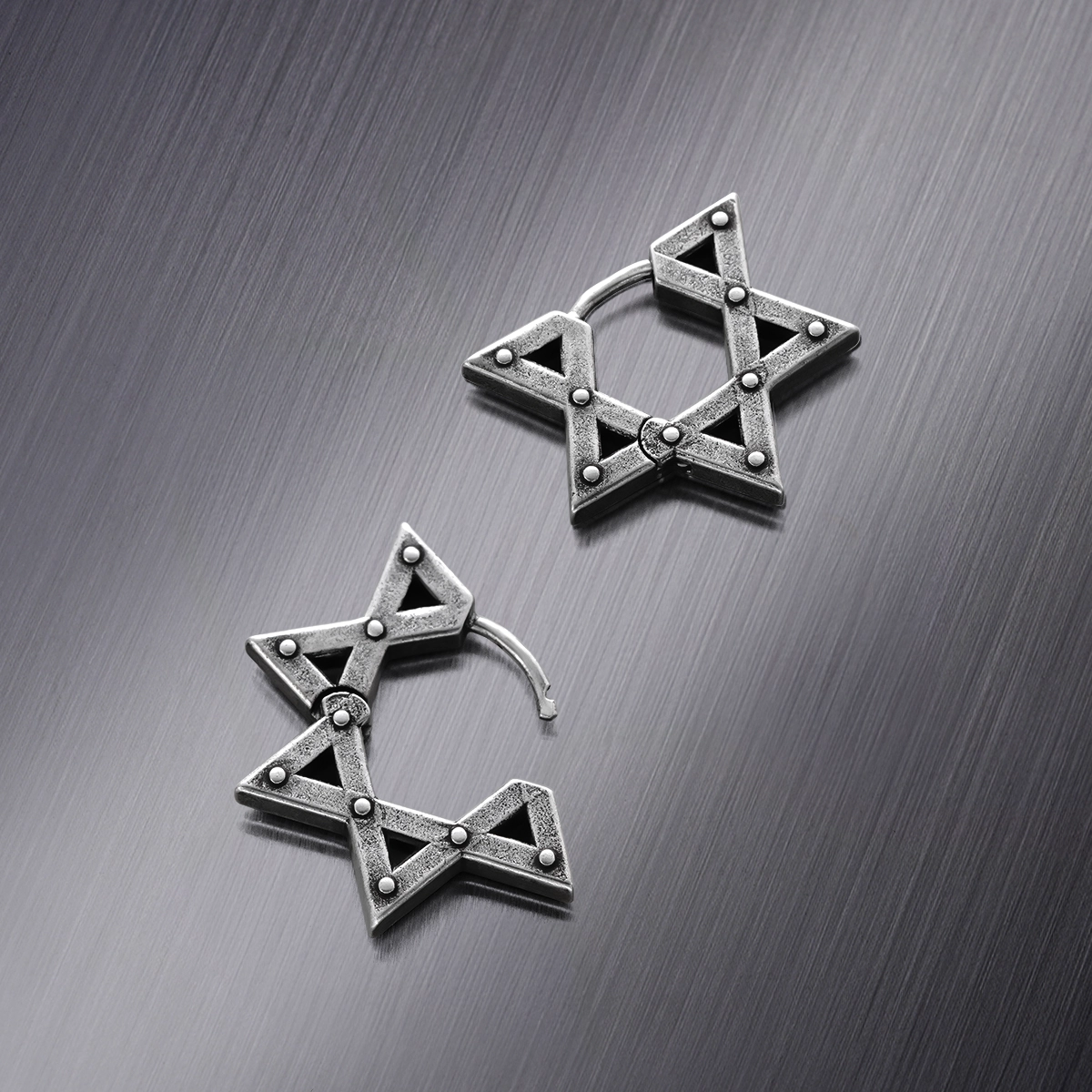 SACRED GEOMETRY STAR EARRINGS