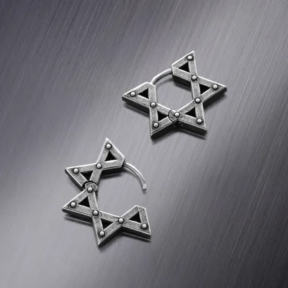 SACRED GEOMETRY STAR EARRINGS