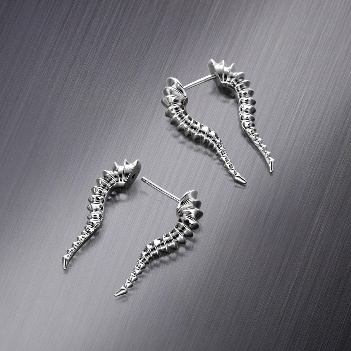 ORGANIC SPIRAL  EARRINGS