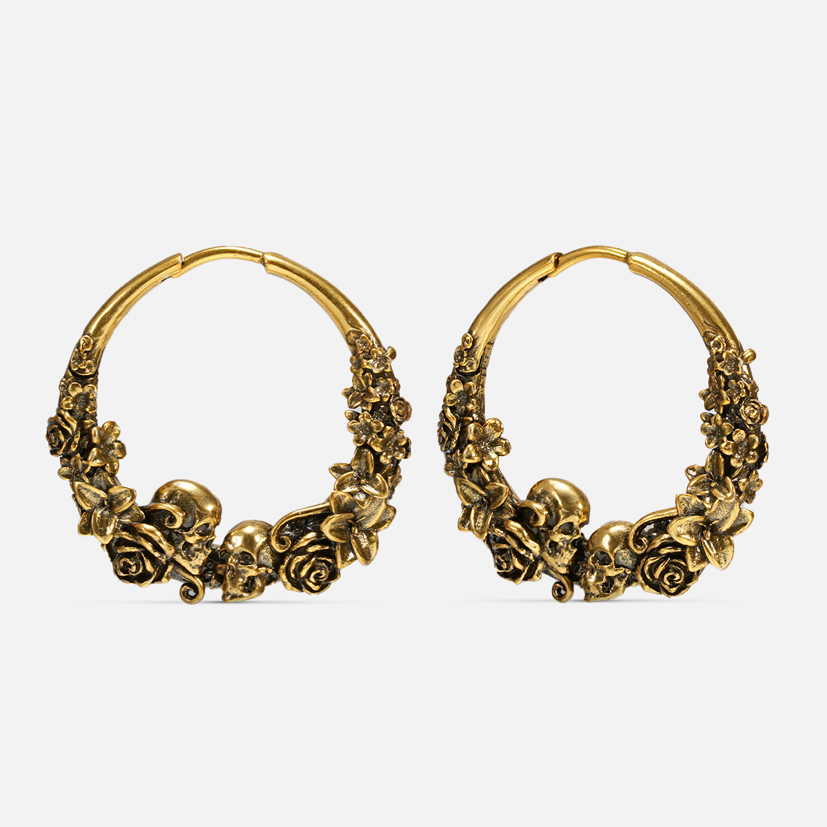 SKULL BLOSSOM EARRINGS