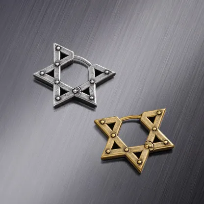 SACRED GEOMETRY STAR EARRINGS