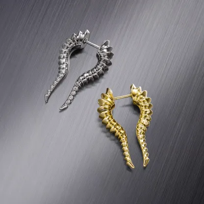 ORGANIC SPIRAL  EARRINGS