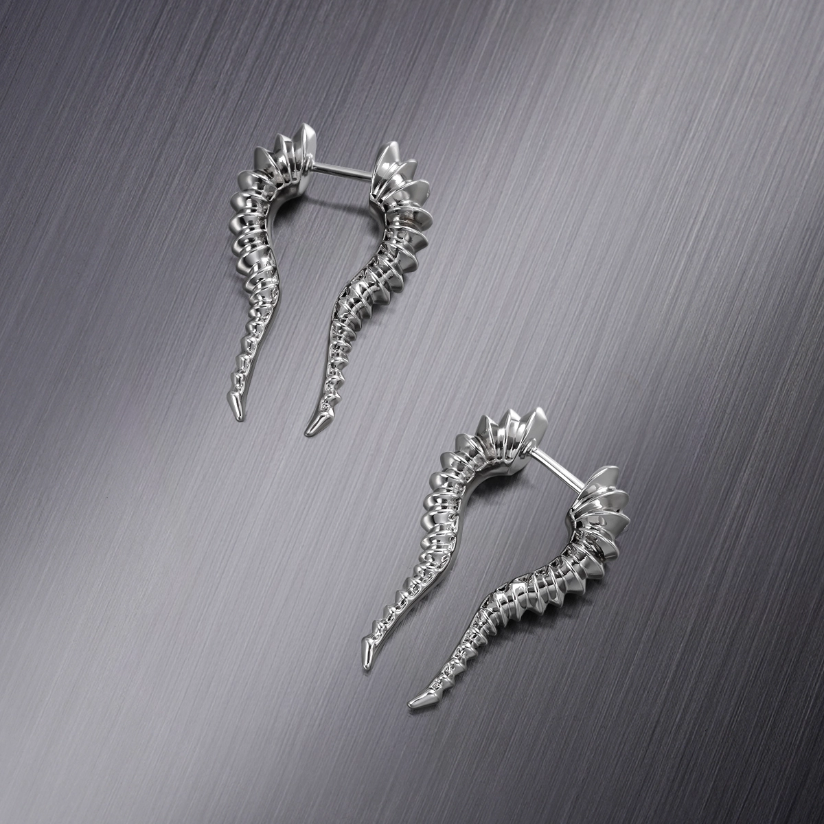 ORGANIC SPIRAL  EARRINGS