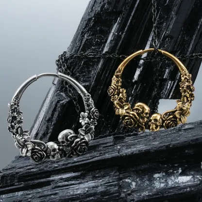 SKULL BLOSSOM EARRINGS