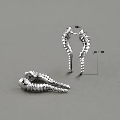 ORGANIC SPIRAL  EARRINGS