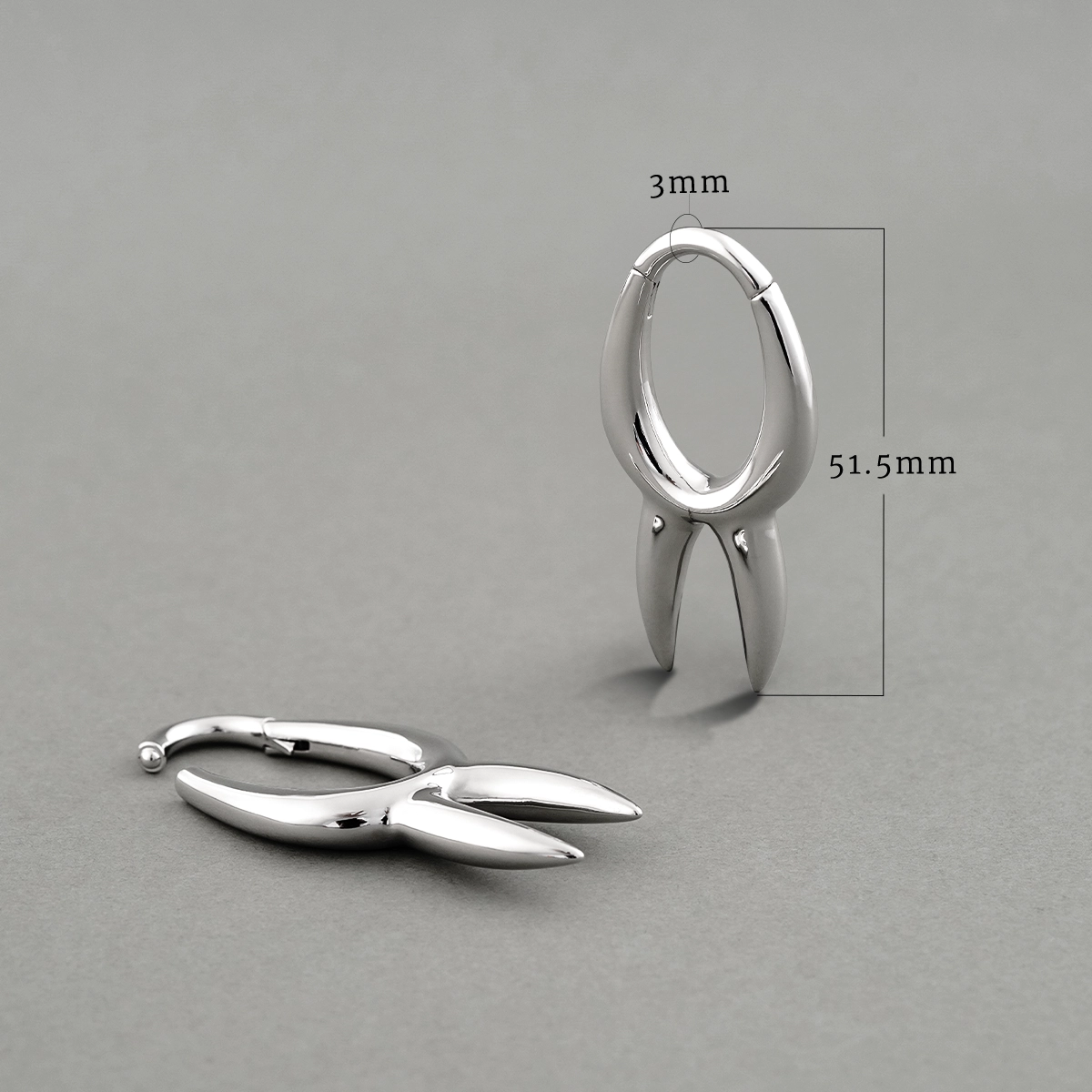 ABSTRACT FLOW EAR WEIGHTS
