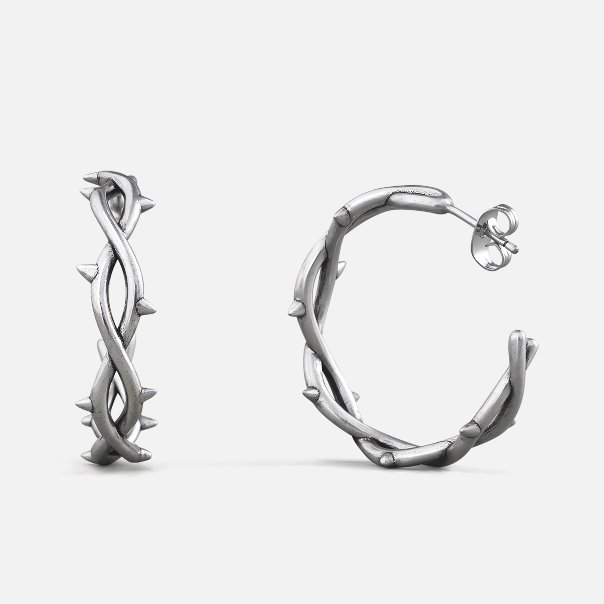 Chain Spike Earrings