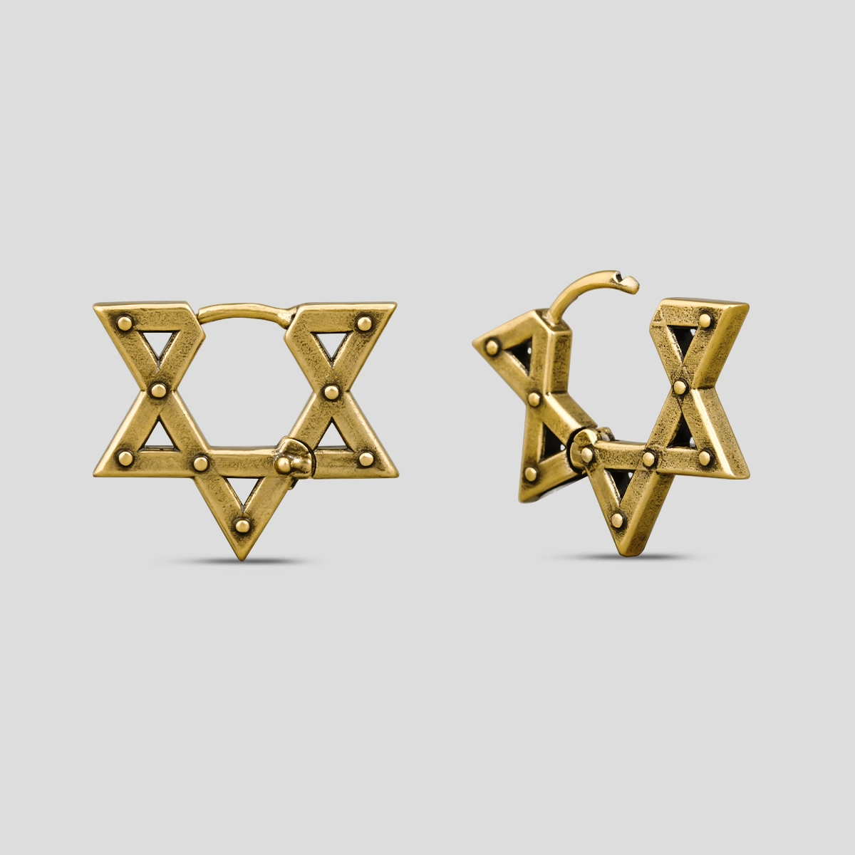 SACRED GEOMETRY STAR EARRINGS