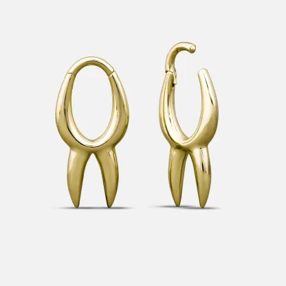ABSTRACT FLOW EAR WEIGHTS