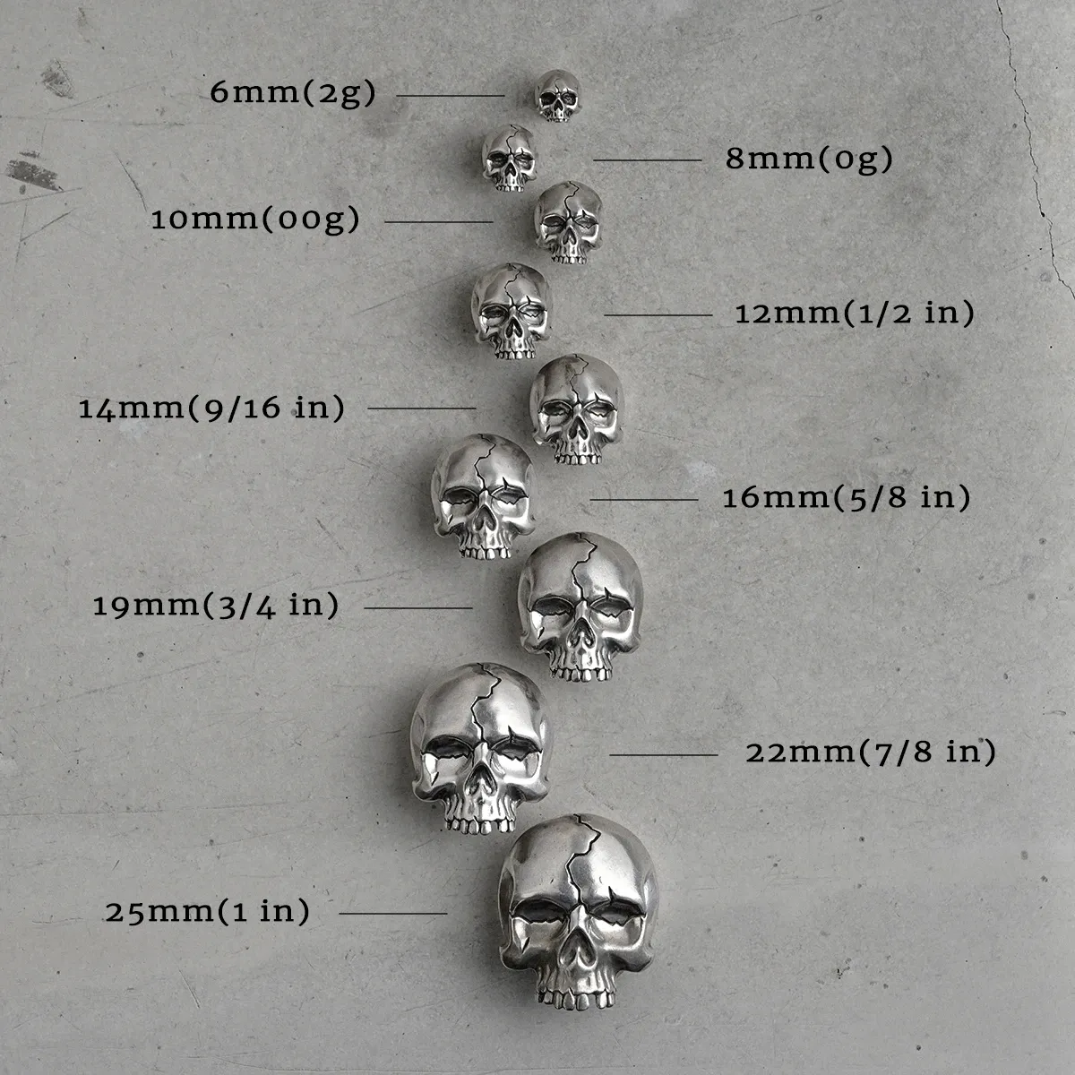 CRACKED SKULL PLUGS