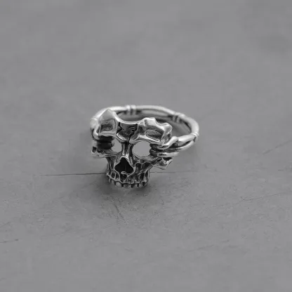 SKULL EMBLEM RING
