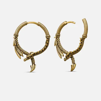 OUROBOROS DRAGON EARRINGS