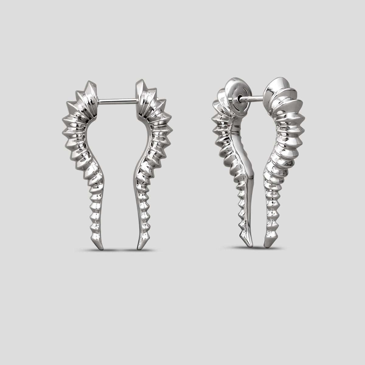 ORGANIC SPIRAL  EARRINGS