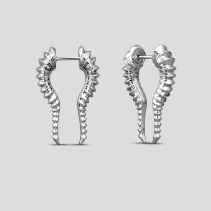ORGANIC SPIRAL  EARRINGS