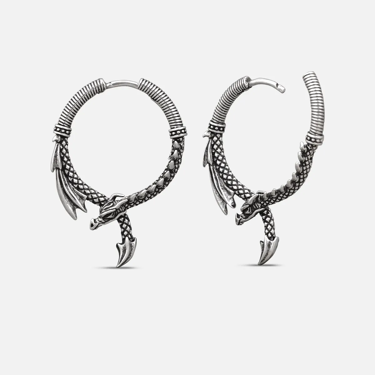Ouroboros Dragon Earrings