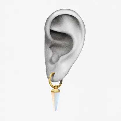 CRYSTAL PRISMATIC EARRINGS